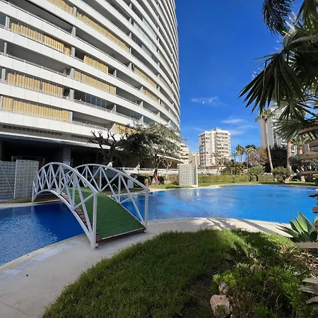 Apolo Xiv Con Terraza, Parking Y Piscina Junto Al Mar - Inmodream * Calpe